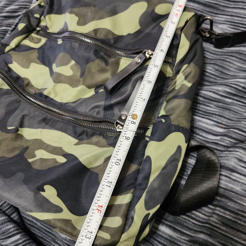 Camouflage backpack Green 13x12x5 Full Zip - Picture 3 of 12